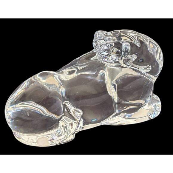 Baccarat Crystal Unicorn Figurine Paperweight Signed Made In France Retired - Picture 3 of 9